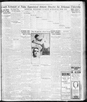 Tulsa World from Tulsa, Oklahoma on March 22, 1922 · Page 13