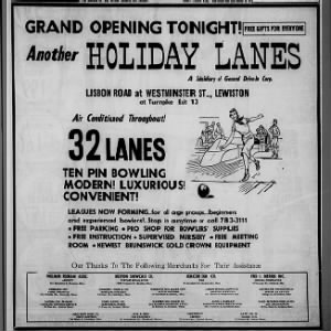 Holiday Lanes opening