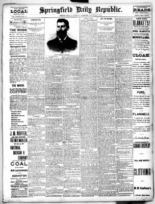 Springfield News-Sun from Springfield, Ohio on October 3, 1887 · Page 1