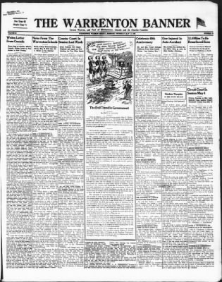 Warrenton Banner from Warrenton, Missouri on May 11, 1950 · Page 1