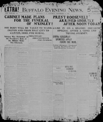 Buffalo Evening News from Buffalo, New York on September 14, 1901 · 1