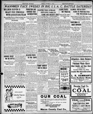 Herald and Review from Decatur, Illinois on October 21, 1921 · Page 4