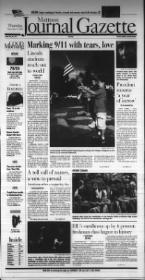 Journal Gazette from Mattoon, Illinois on September 12, 2002 · Page 1