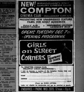 The Compton Cinema Club opening