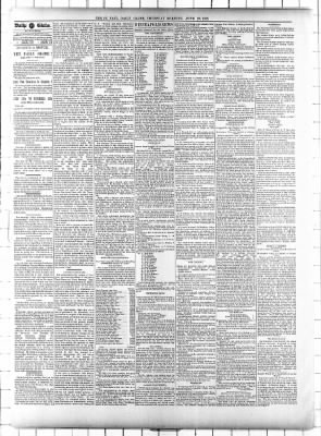 The Saint Paul Globe from Saint Paul, Minnesota on June 20, 1878 · Page 2