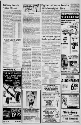 The La Crosse Tribune from La Crosse, Wisconsin on February 10, 1974 · Page 21