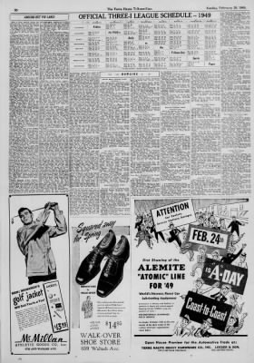 The Terre Haute Tribune from Terre Haute, Indiana on February 20, 1949 · Page 50