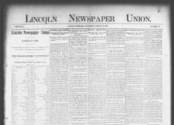 Lincoln Newspaper Union