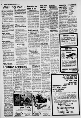 Alamogordo Daily News from Alamogordo, New Mexico • Page 6