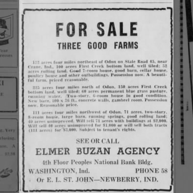 3 Good Farms For Sale (Elton Livingston St. John)