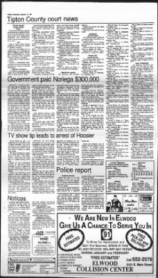 The Call-Leader from Elwood, Indiana on January 19, 1991 · Page 2