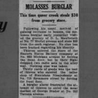 Molasses Burglar