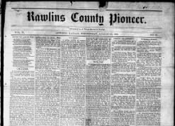 Rawlins County Pioneer