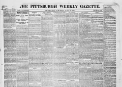 Pittsburgh Weekly Gazette
