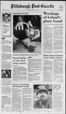 Pittsburgh Post-Gazette from Pittsburgh, Pennsylvania on August 14, 1989 · Page 1