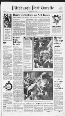 Pittsburgh Post-Gazette from Pittsburgh, Pennsylvania on April 28, 1992 · Page 1