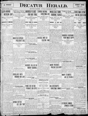 Herald and Review from Decatur, Illinois on December 26, 1909 · Page 1