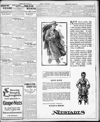 Herald and Review from Decatur, Illinois on November 14, 1919 · Page 5