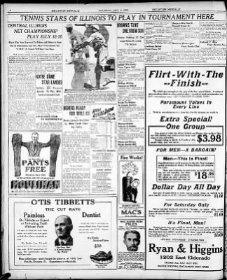 Herald and Review from Decatur, Illinois on July 3, 1920 · Page 4
