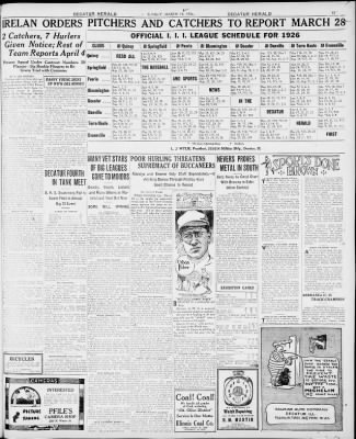 Herald and Review from Decatur, Illinois on March 14, 1926 · Page 13