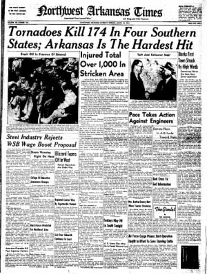 Northwest Arkansas Times from Fayetteville, Arkansas • Page 1