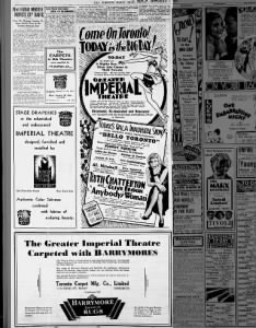 Imperial Theatre opening
