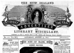 The Saturday Advertiser, Time-Table, and New Zealand Literary Miscellany