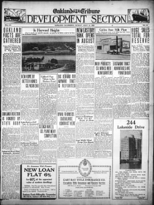 Oakland Tribune from Oakland, California on July 18, 1926 · Page 68
