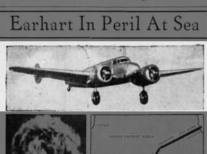 Plane Amelia Earhart flew on her final flight