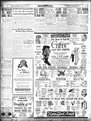 Oakland Tribune from Oakland, California on December 21, 1926 · Page 43