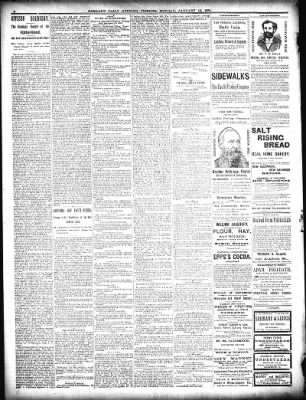Oakland Tribune from Oakland, California on January 12, 1891 · Page 6